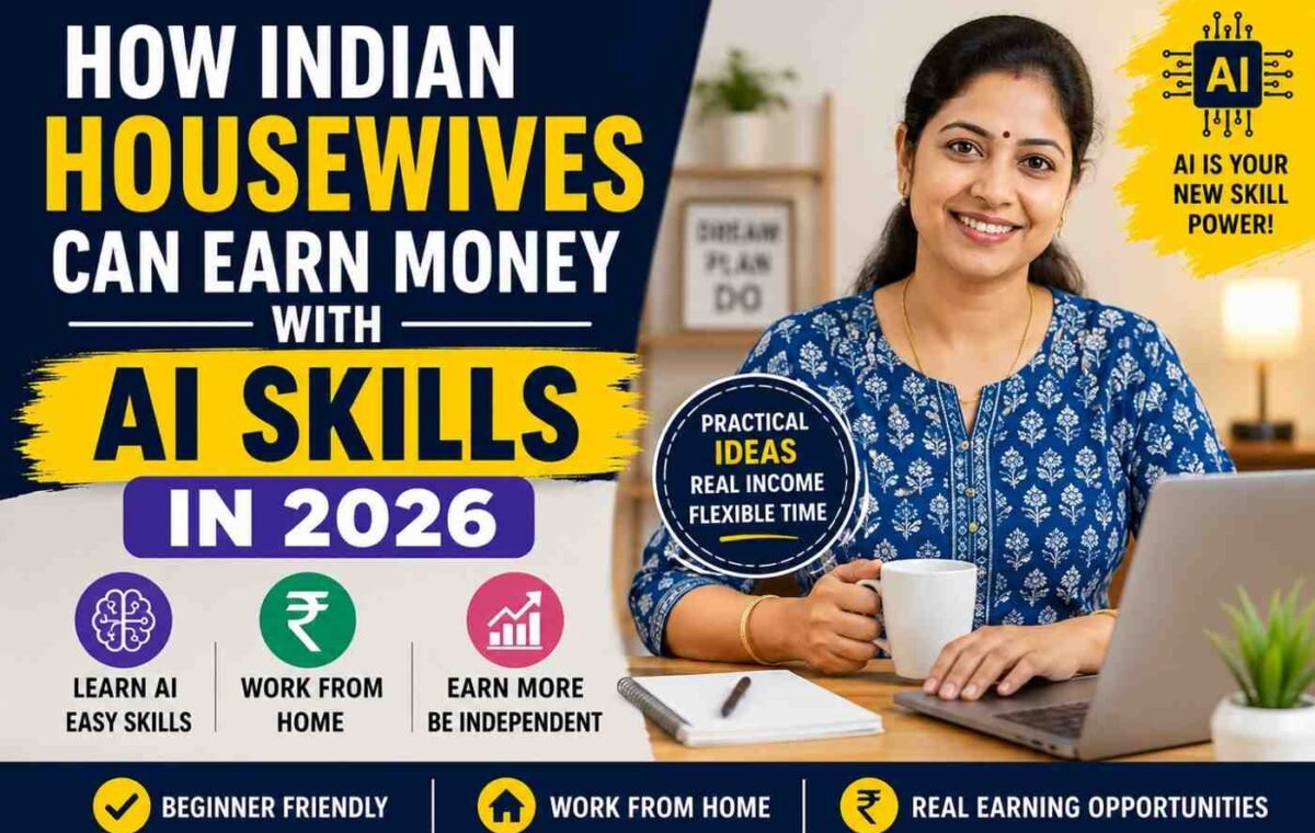How Indian Housewives Can Earn Money with AI Skills