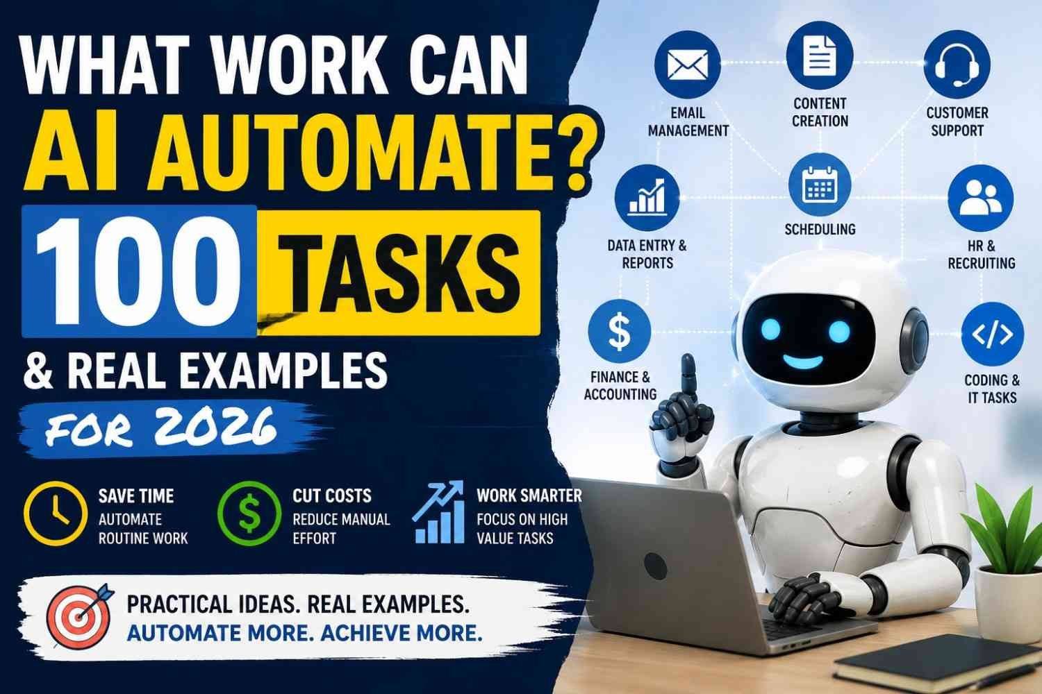 What Work Can AI Automate? 100 Tasks & Real Examples for 2026