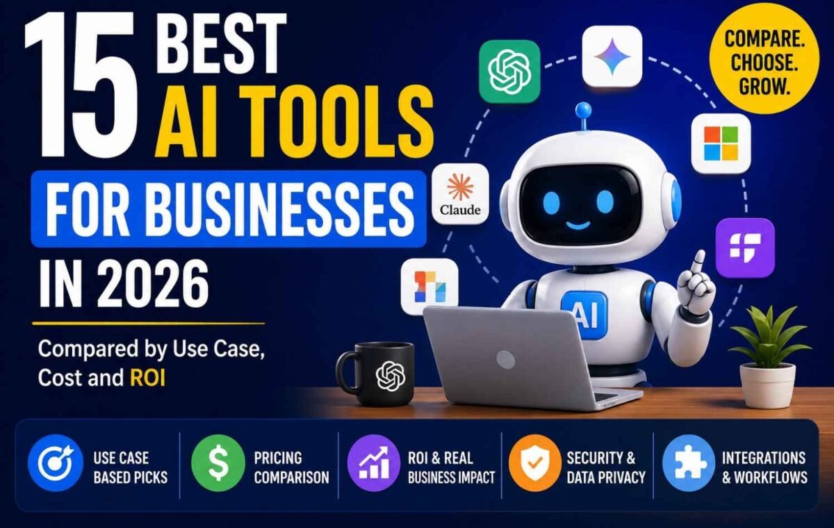 15 Best AI Tools for Businesses in 2026