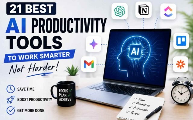 21 Best AI Productivity Tools in 2026